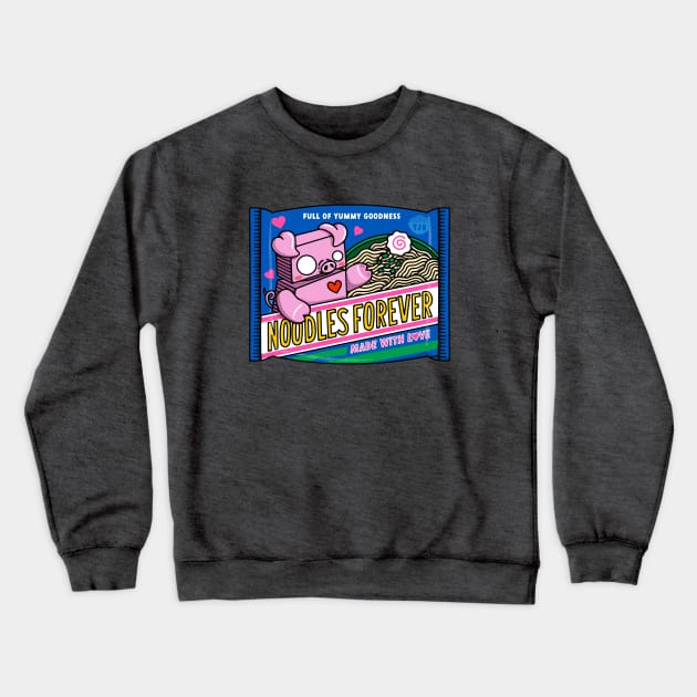 Instant Noodle Pork Flavour Crewneck Sweatshirt by thejellyempire